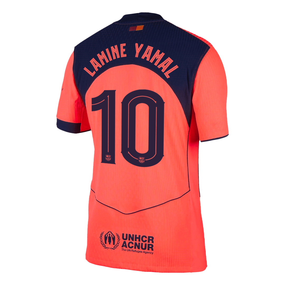 LAMINE YAMAL #10 Barcelona Third Away Authentic Soccer Jersey 2025/26 - UCL - gogoalshop