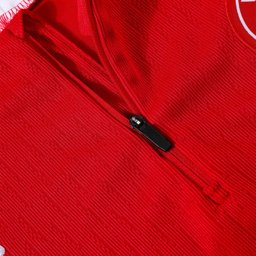 PSG 1/4 Zip Tracksuit 2025/26 Kids Red - gogoalshop