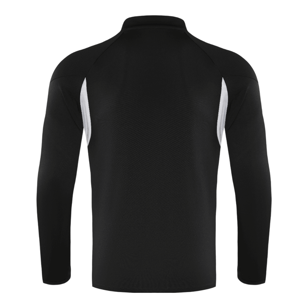 Real Madrid 1/4 Zip Tracksuit 2025/26 Kids Black - gogoalshop