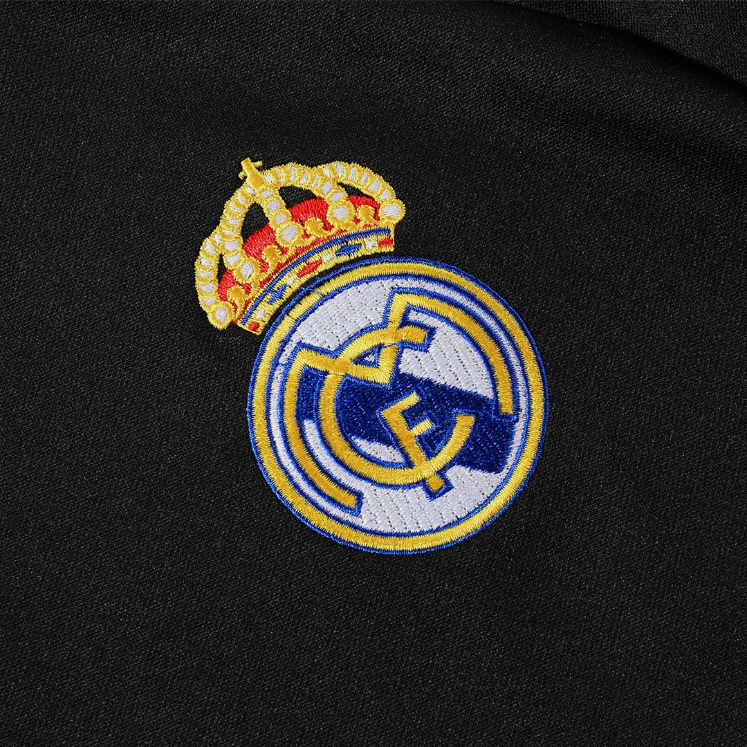 Real Madrid 1/4 Zip Tracksuit 2025/26 Black - gogoalshop