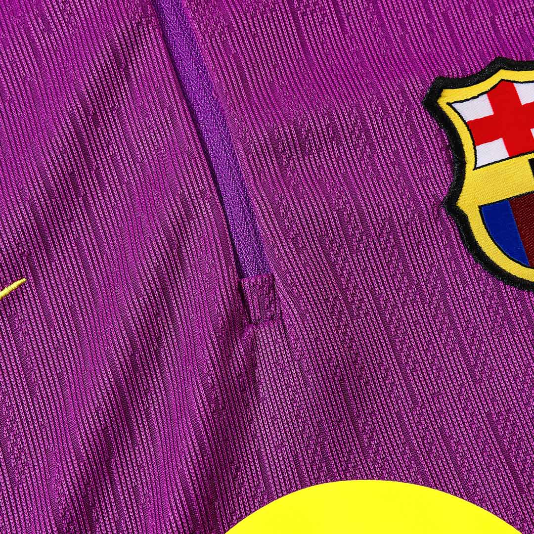Barcelona 1/4 Zip Tracksuit 2025/26 Kids Purple - gogoalshop