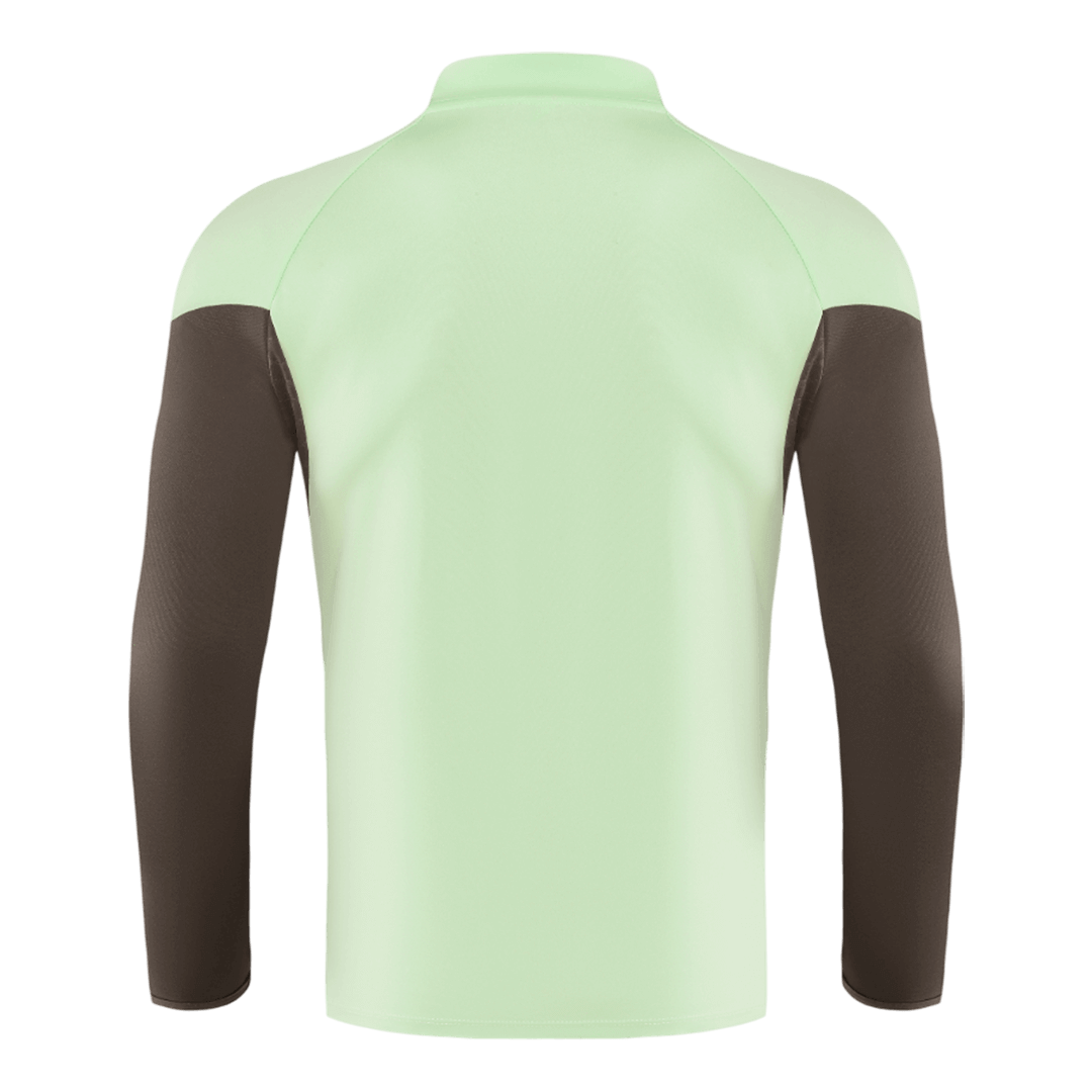 Real Madrid 1/4 Zip Tracksuit 2025/26 Green - gogoalshop