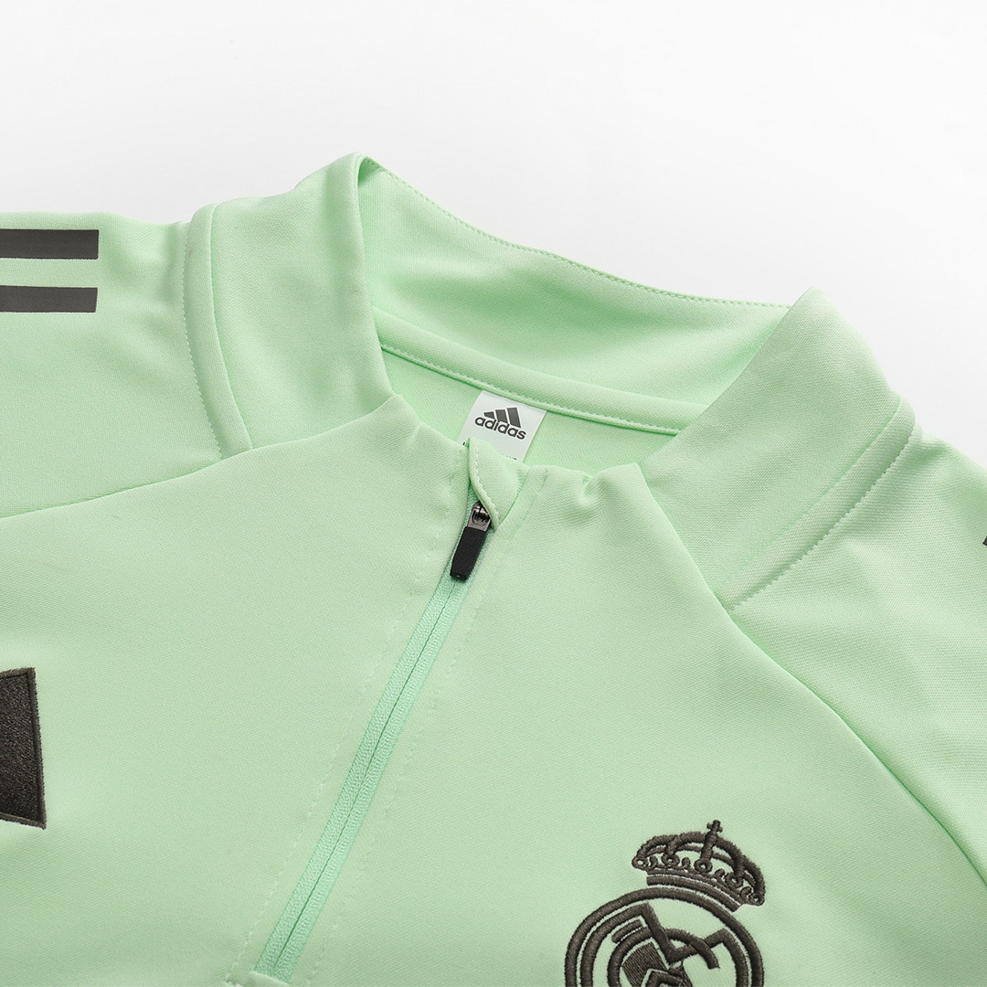 Real Madrid 1/4 Zip Tracksuit 2025/26 Green - gogoalshop