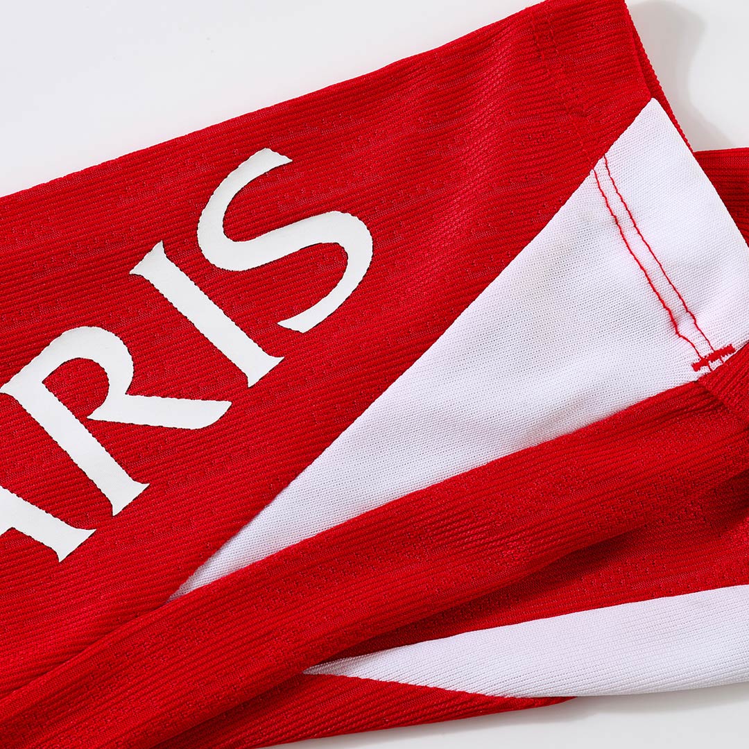 PSG 1/4 Zip Tracksuit 2025/26 Kids Red - gogoalshop