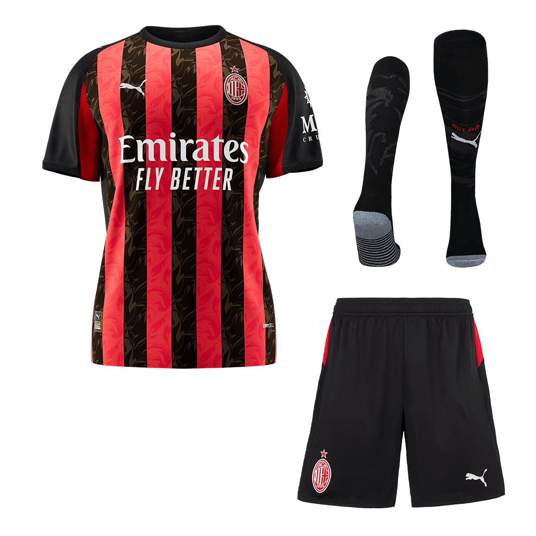 AC Milan Home Jerseys Full Kit 2025/26 - gogoalshop