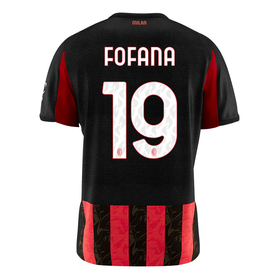 FOFANA #19 AC Milan Home Soccer Jersey 2025/26 - gogoalshop