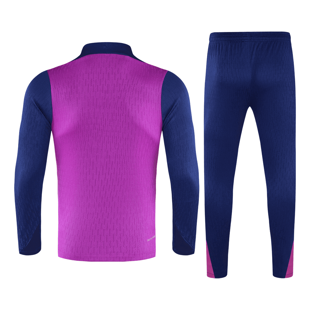 Barcelona 1/4 Zip Tracksuit 2025/26 Purple - gogoalshop