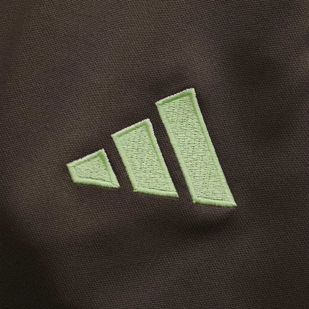 Real Madrid 1/4 Zip Tracksuit 2025/26 Kids Green - gogoalshop