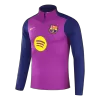 Barcelona 1/4 Zip Tracksuit 2025/26 Kids Purple - gogoalshop