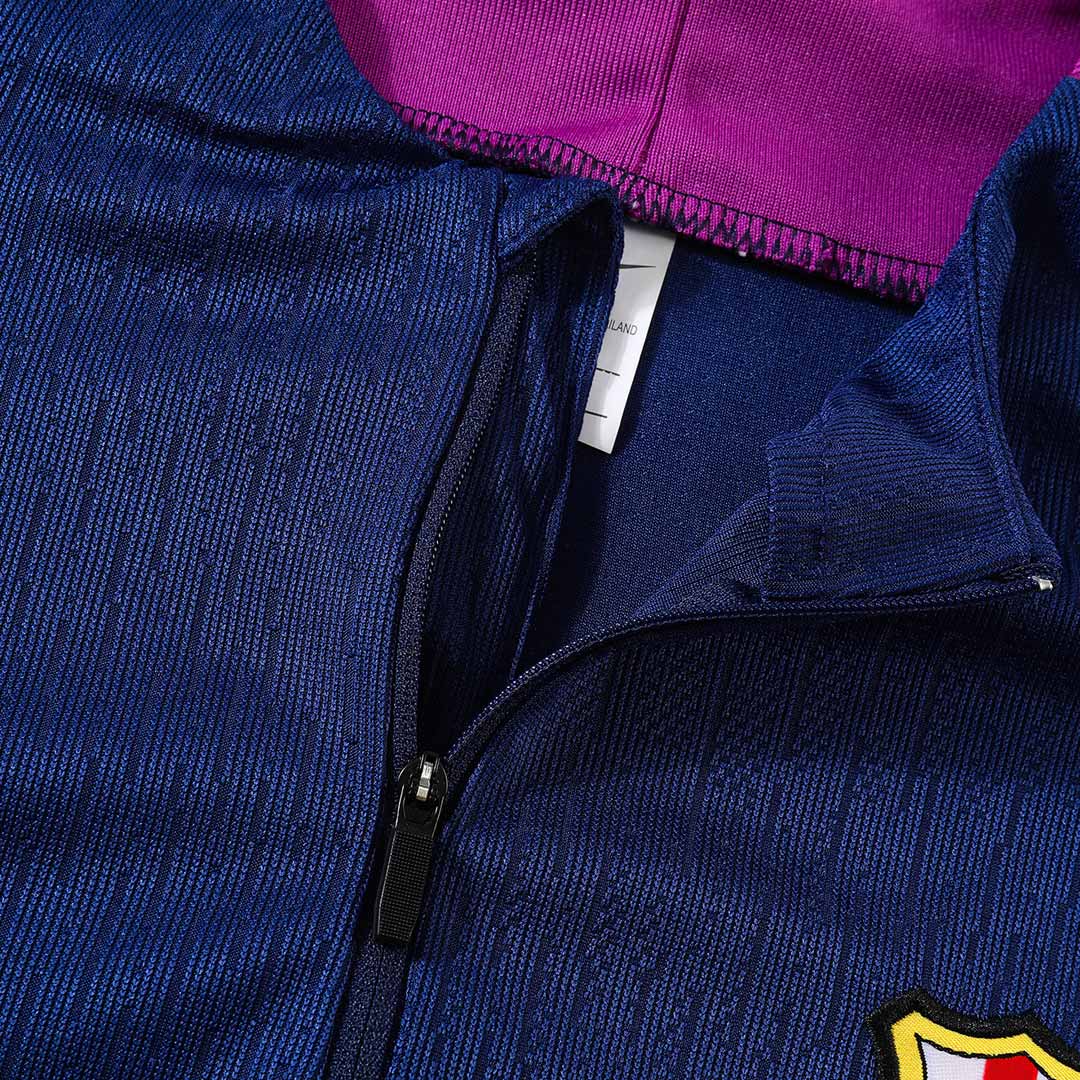 Barcelona 1/4 Zip Tracksuit 2025/26 Navy - gogoalshop