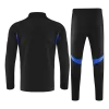 Manchester United 1/4 Zip Tracksuit 2025/26 Kids Black - gogoalshop