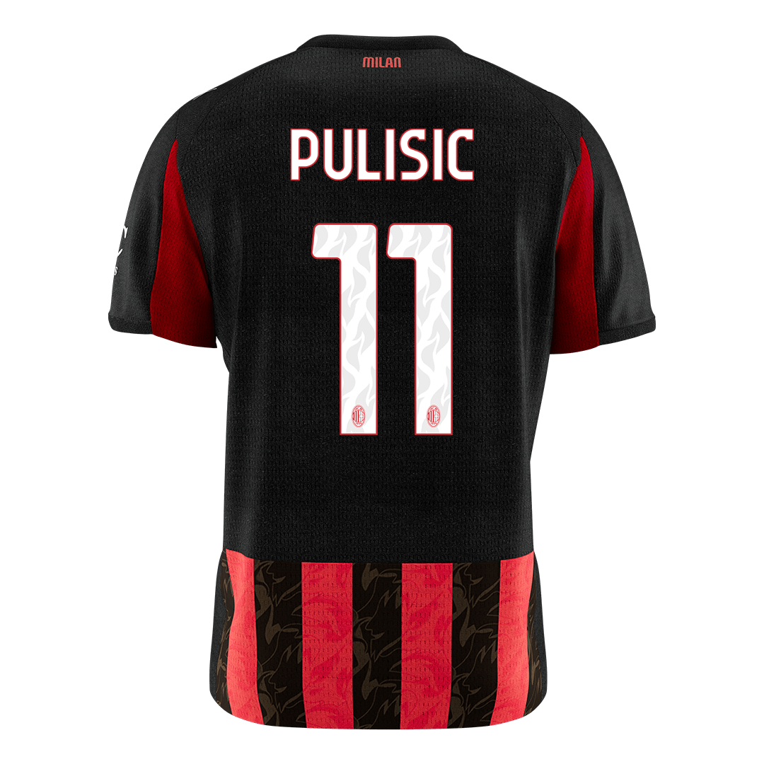 PULISIC #11 AC Milan Home Soccer Jersey 2025/26 - gogoalshop