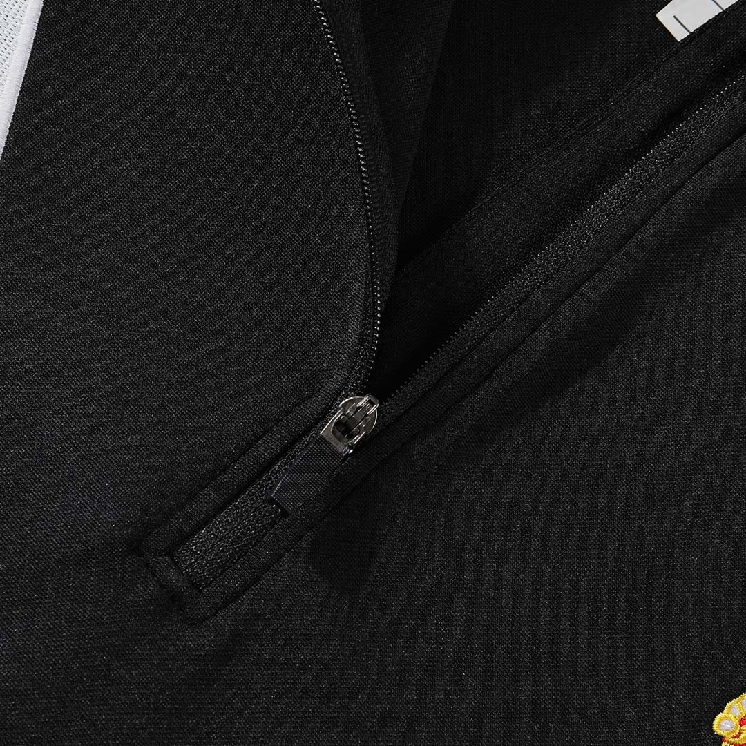 Real Madrid 1/4 Zip Tracksuit 2025/26 Black - gogoalshop