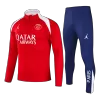 PSG 1/4 Zip Tracksuit 2025/26 Red - gogoalshop