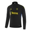 Manchester United 1/4 Zip Tracksuit 2025/26 Black - gogoalshop