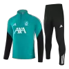 Liverpool 1/4 Zip Tracksuit 2025/26 Kids Green - gogoalshop