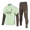 Real Madrid 1/4 Zip Tracksuit 2025/26 Kids Green - gogoalshop