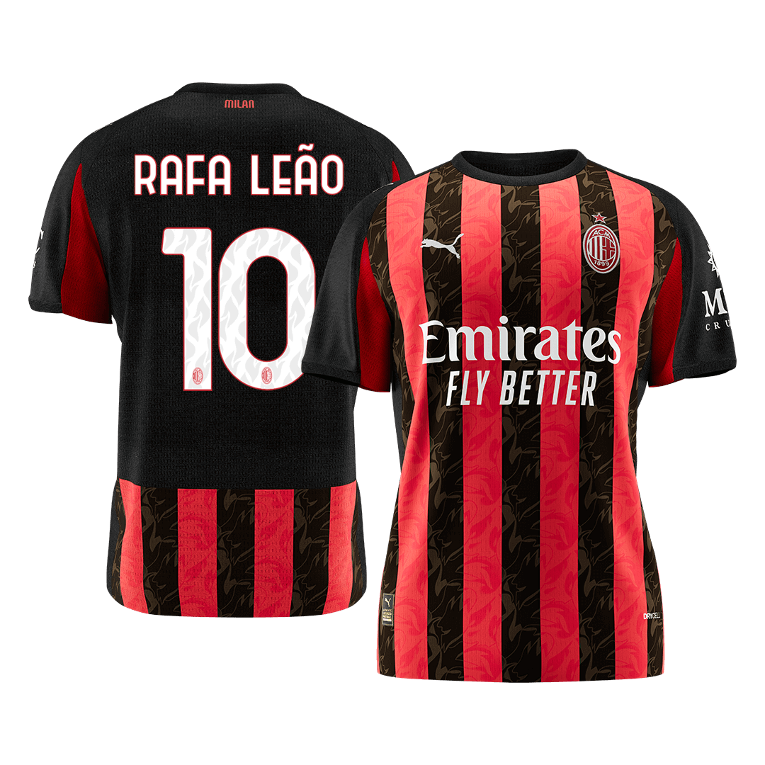 RAFA LEÃO #10 AC Milan Home Soccer Jersey 2025/26 | Gogoalshop