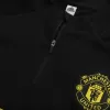 Manchester United 1/4 Zip Tracksuit 2025/26 Black - gogoalshop