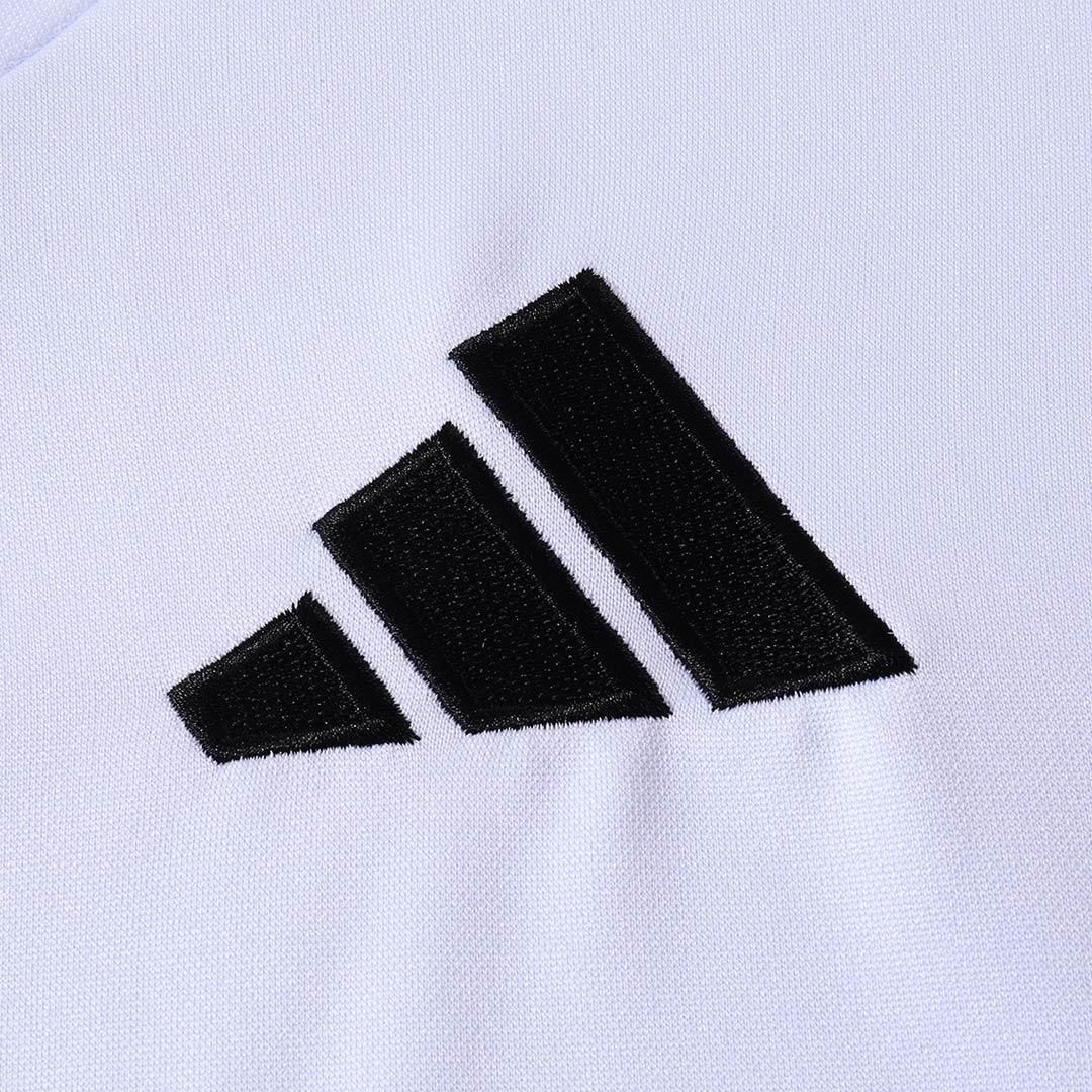 Real Madrid 1/4 Zip Tracksuit 2025/26 Kids White - gogoalshop