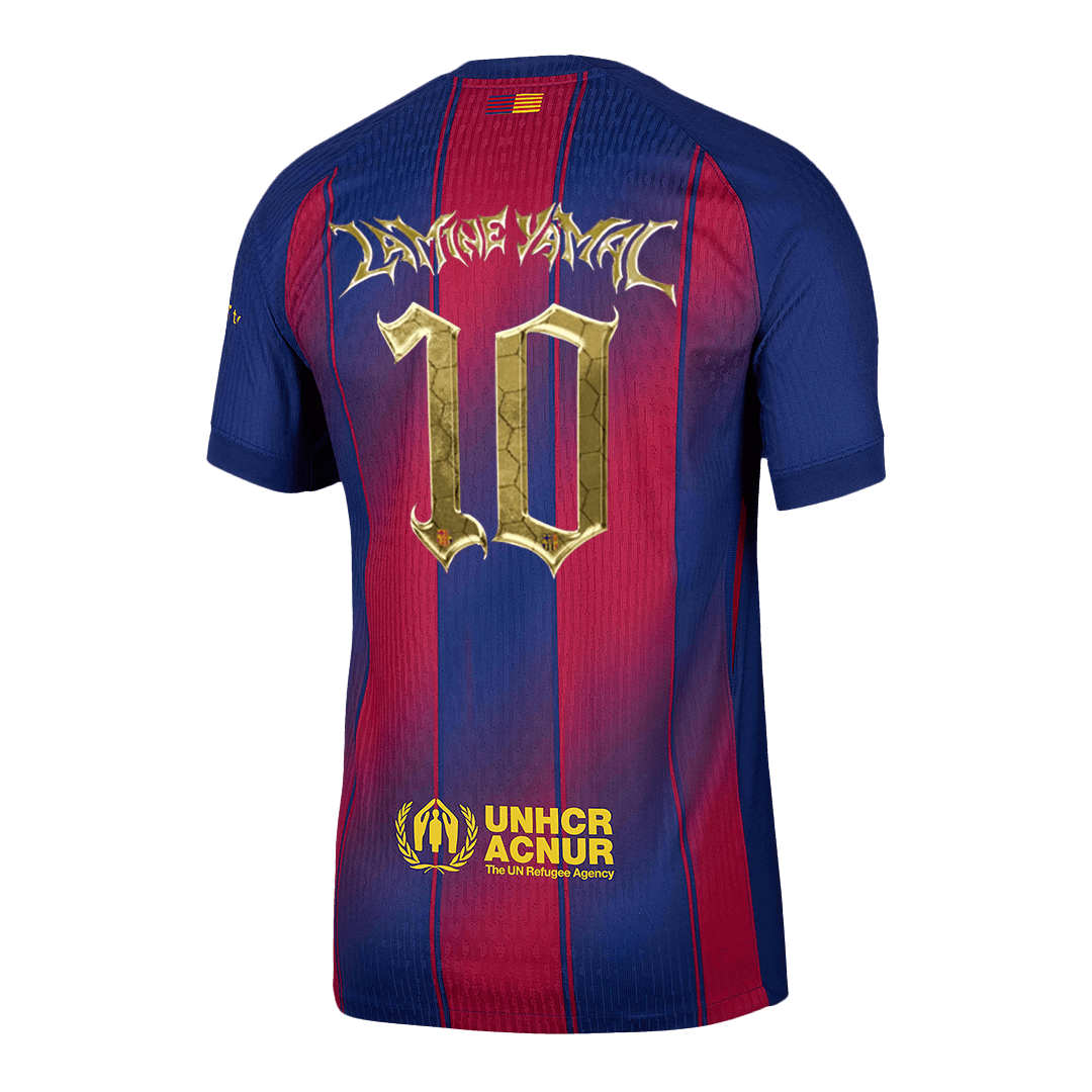 LAMINE YAMAL #10 Barcelona Home Authentic Jersey 2025/26 Kopa Trophy Edition - gogoalshop