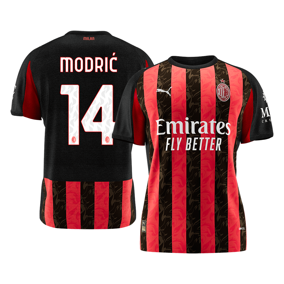 MODRIĆ #14 AC Milan Home Soccer Jersey 2025/26 - gogoalshop