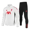 Liverpool 1/4 Zip Tracksuit 2025/26 Kids White - gogoalshop