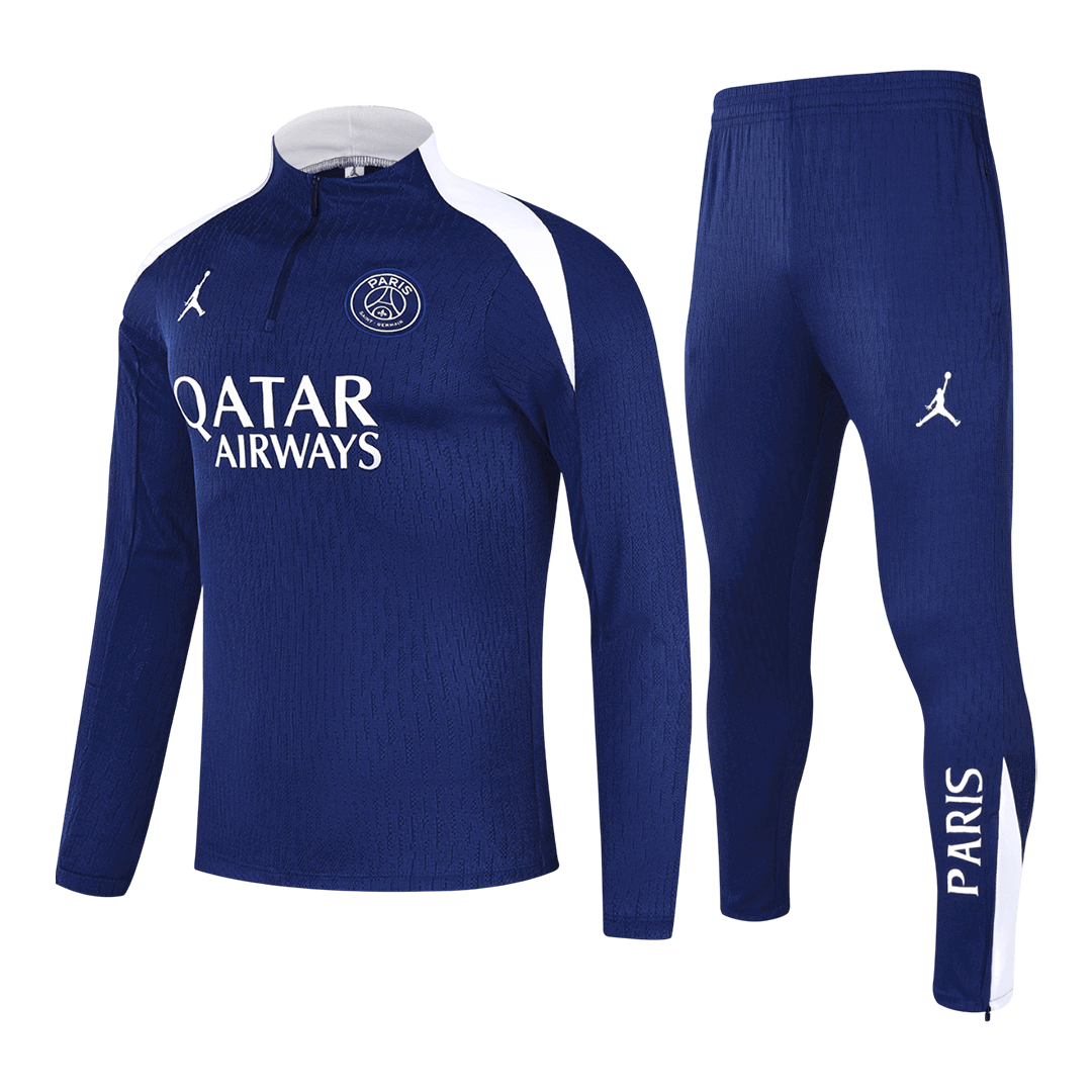PSG 1/4 Zip Tracksuit 2025/26 Kids Navy - gogoalshop