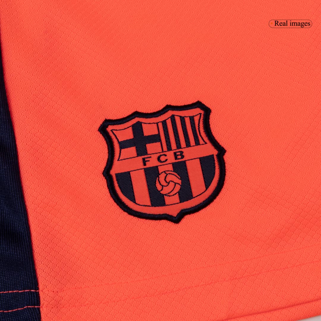 Barcelona Third Away Kids Soccer Jerseys Full Kit 2025/26 - gogoalshop