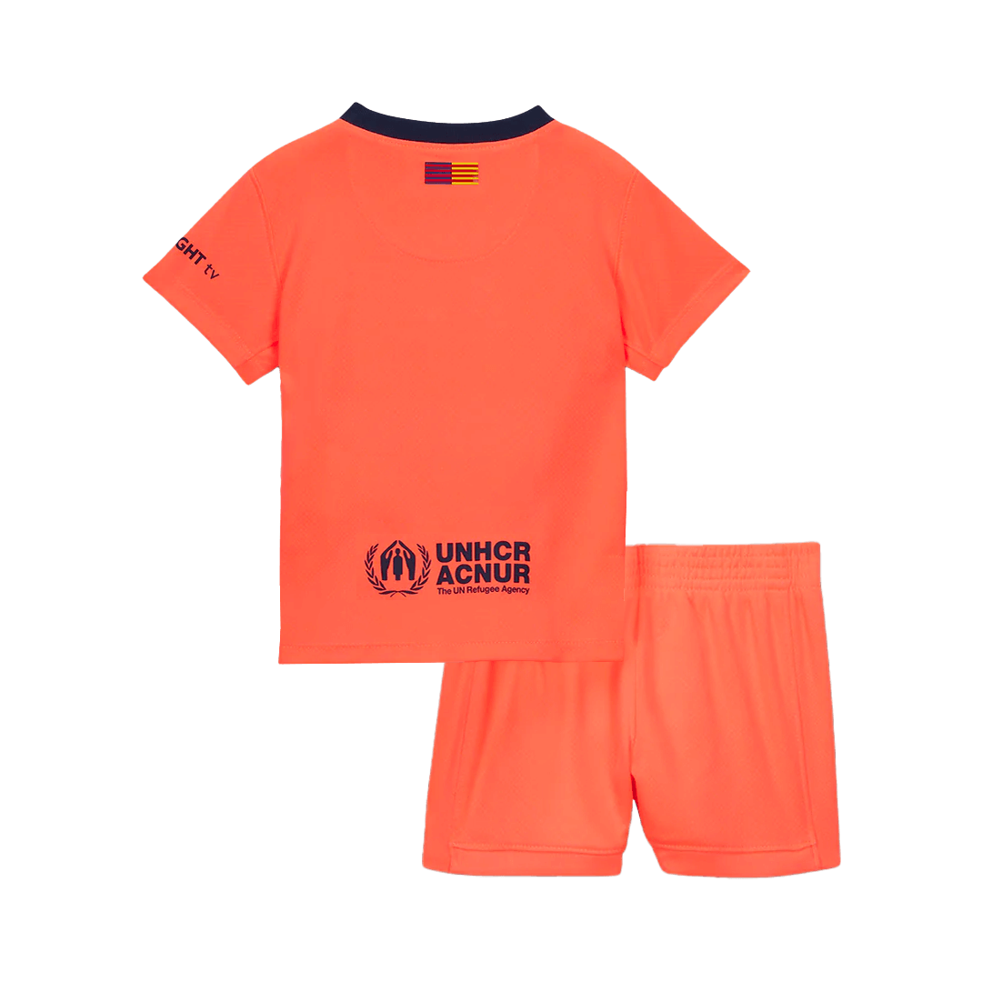 Barcelona Third Away Kids Soccer Jerseys Kit 2025/26 - gogoalshop