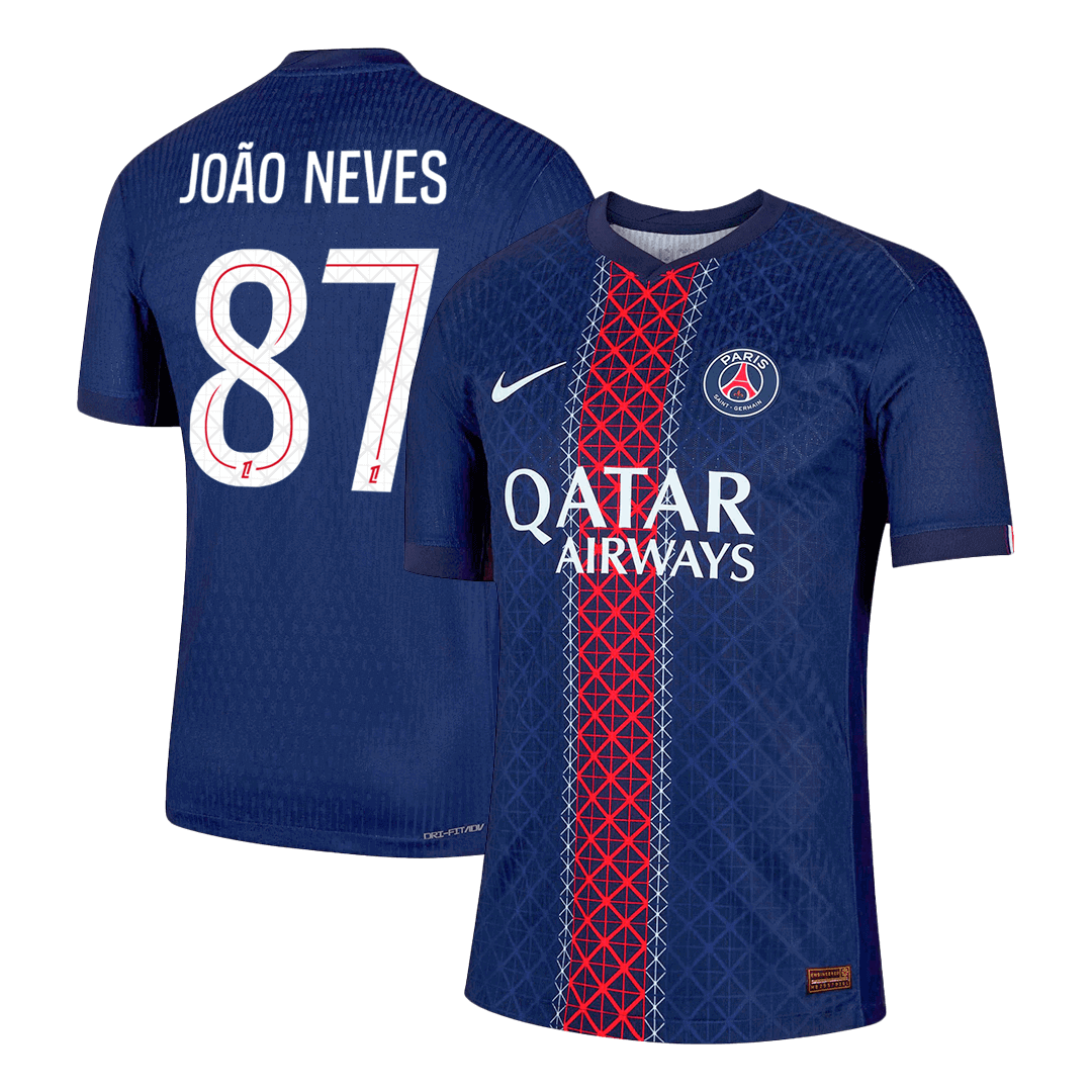 JOÃO NEVES #87 PSG Home Player Version Jersey 2025/26 - gogoalshop