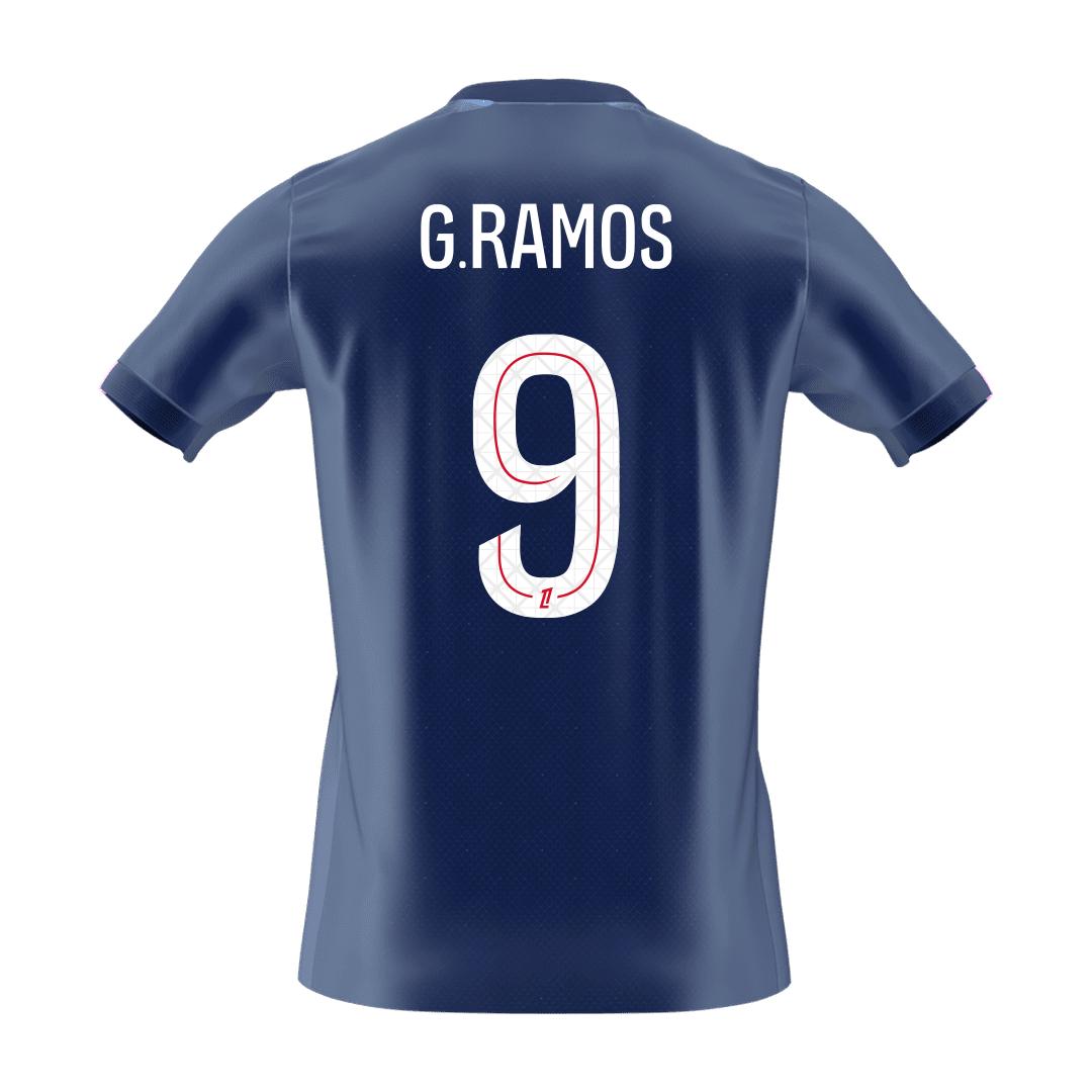G.RAMOS #9 PSG Home Soccer Jersey 2025/26 - gogoalshop