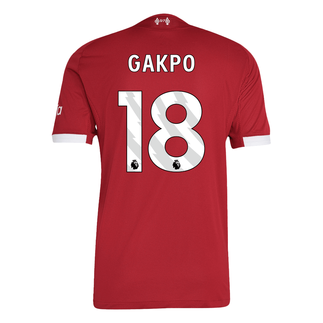 GAKPO #18 Liverpool Home Player Version Jersey 2025/26 - gogoalshop