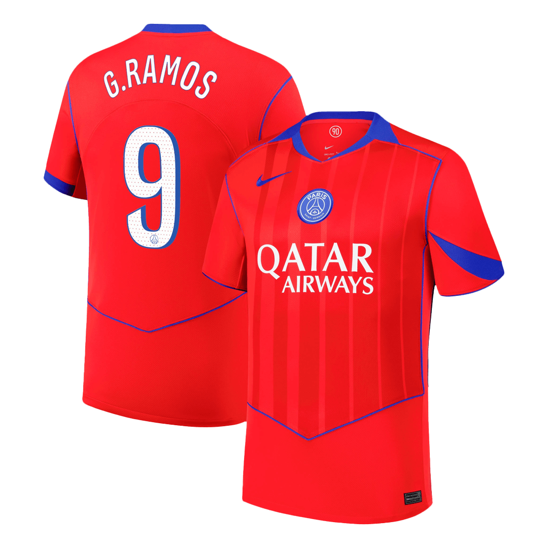 G.RAMOS #9 PSG Third Away Soccer Jersey 2025/26 - gogoalshop