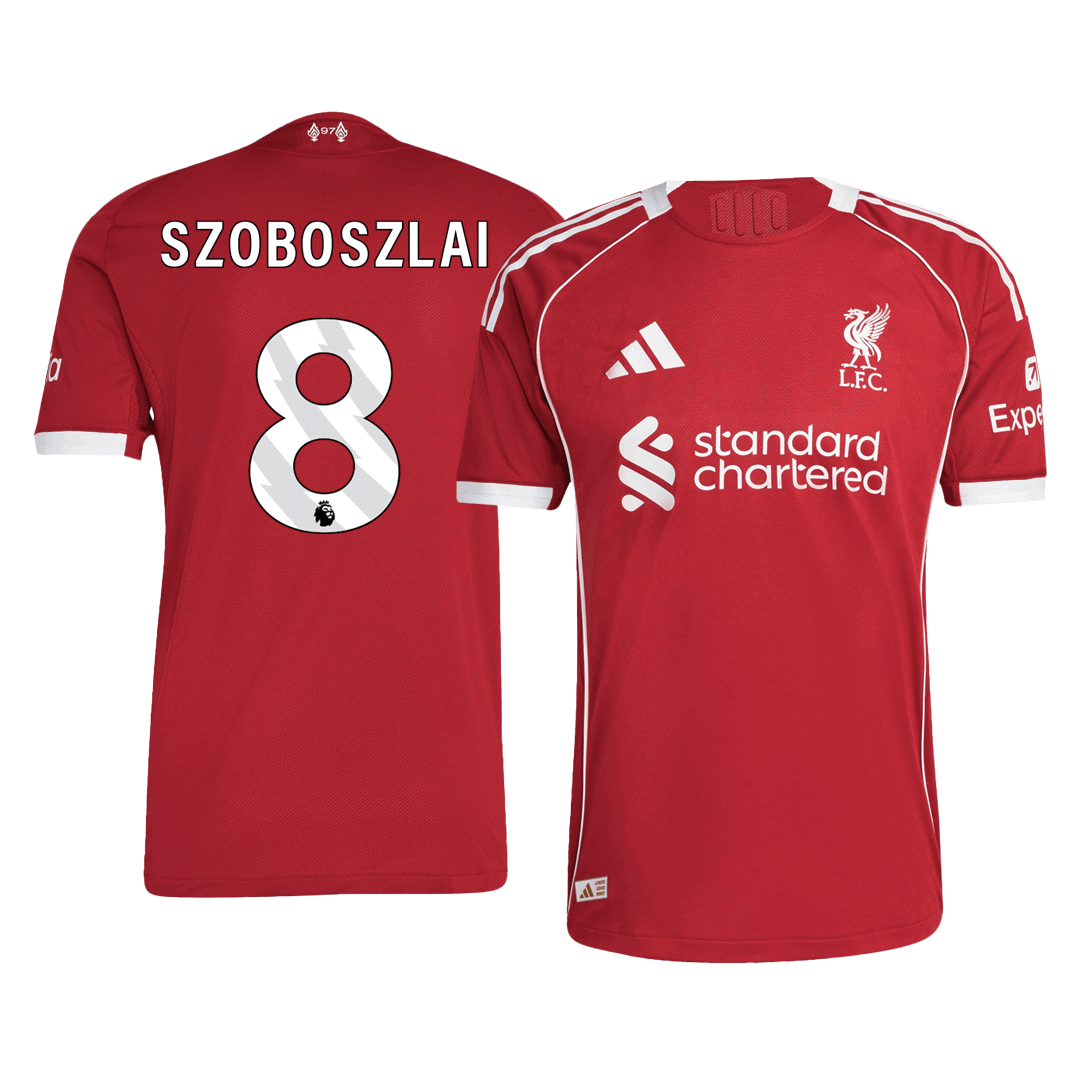 SZOBOSZLAI #8 Liverpool Home Player Version Jersey 2025/26 - gogoalshop