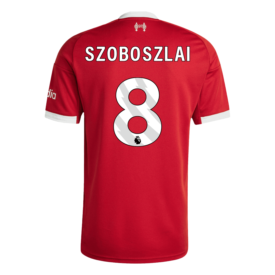 SZOBOSZLAI #8 Liverpool Home Soccer Jersey 2025/26 - gogoalshop