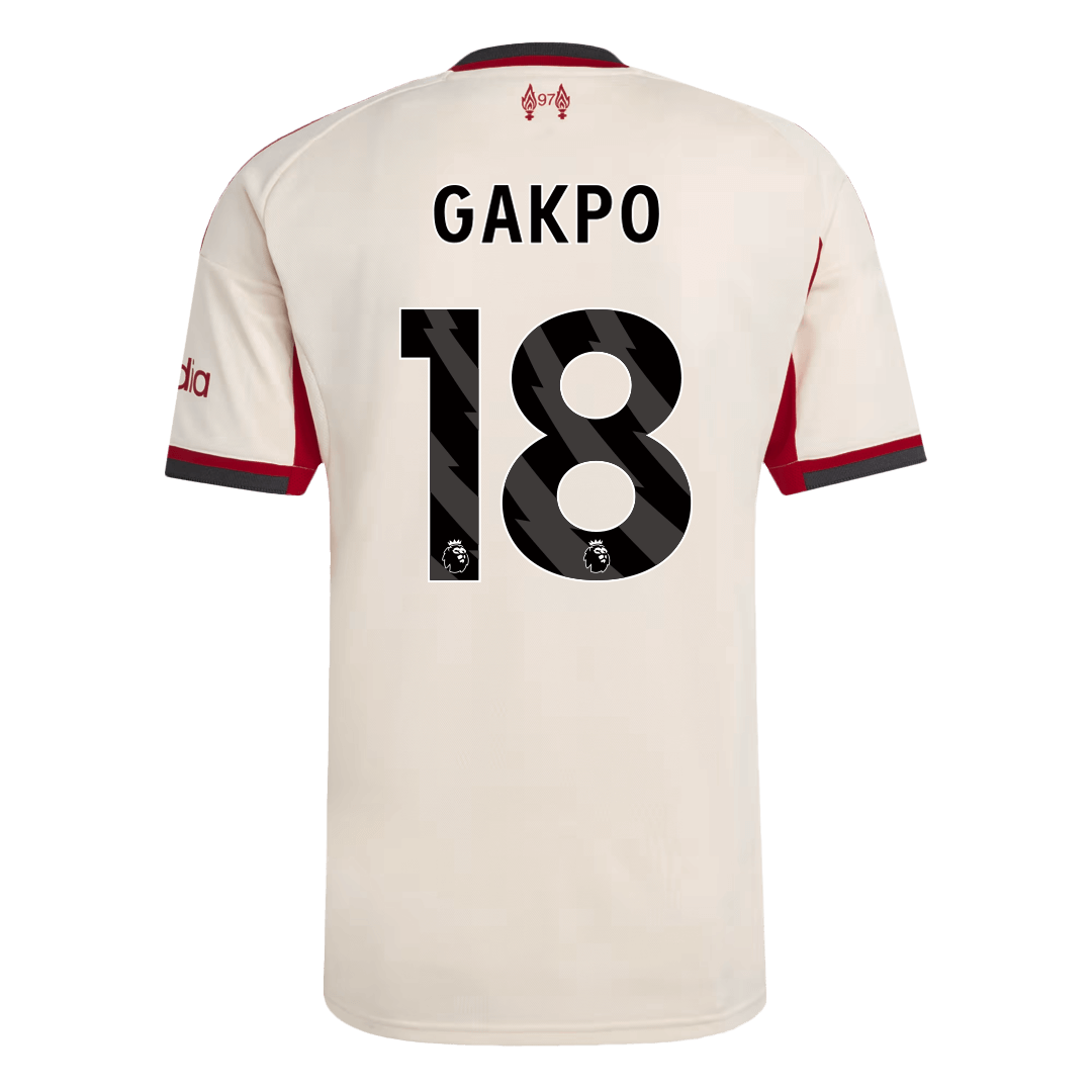GAKPO #18 Liverpool Away Soccer Jersey 2025/26 - gogoalshop