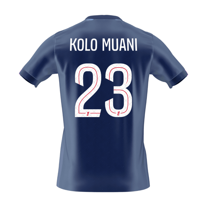 KOLO MUANI #23 PSG Home Soccer Jersey 2025/26 - gogoalshop