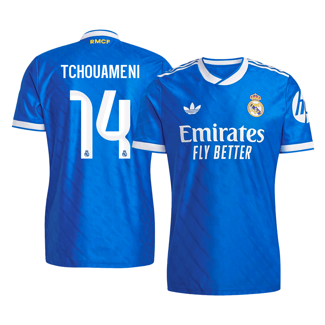 TCHOUAMENI #14 Real Madrid Third Away Player Version Jersey 2025/26 - gogoalshop