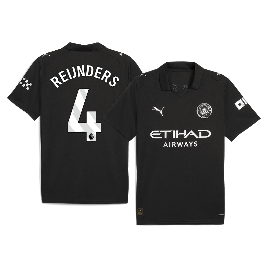 REIJNDERS #4 Manchester City Away Soccer Jersey 2025/26 - gogoalshop