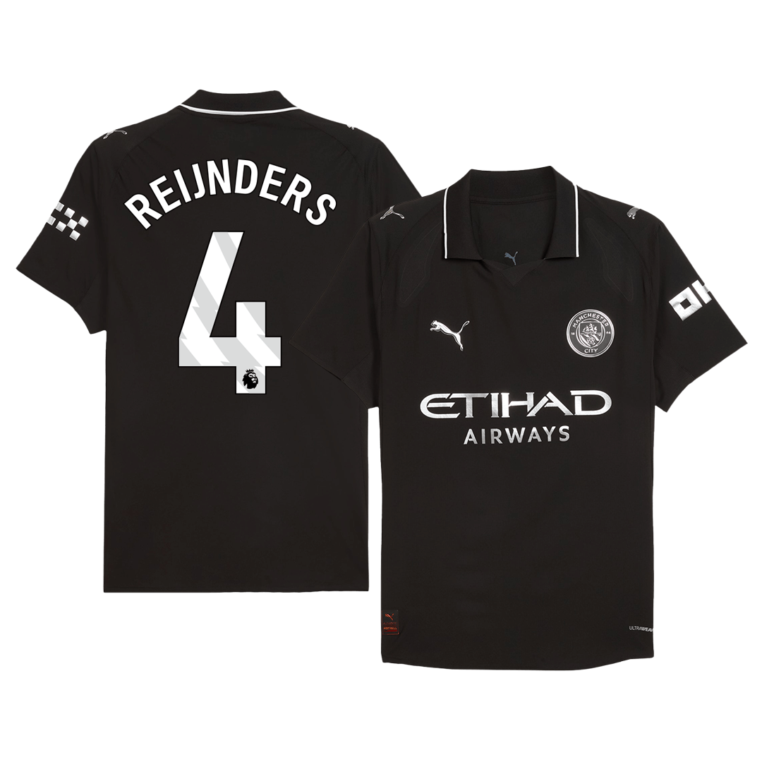 REIJNDERS #4 Manchester City Away Player Version Jersey 2025/26 - gogoalshop