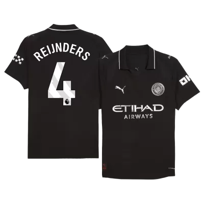 REIJNDERS #4 Manchester City Away Authentic Soccer Jersey 2025/26 - gogoalshop