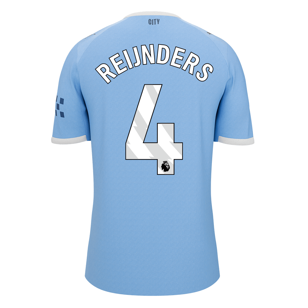 REIJNDERS #4 Manchester City Home Soccer Jersey 2025/26 - gogoalshop