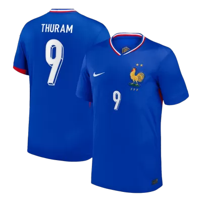 THURAM #9 France Home Soccer Jersey 2024 - gogoalshop