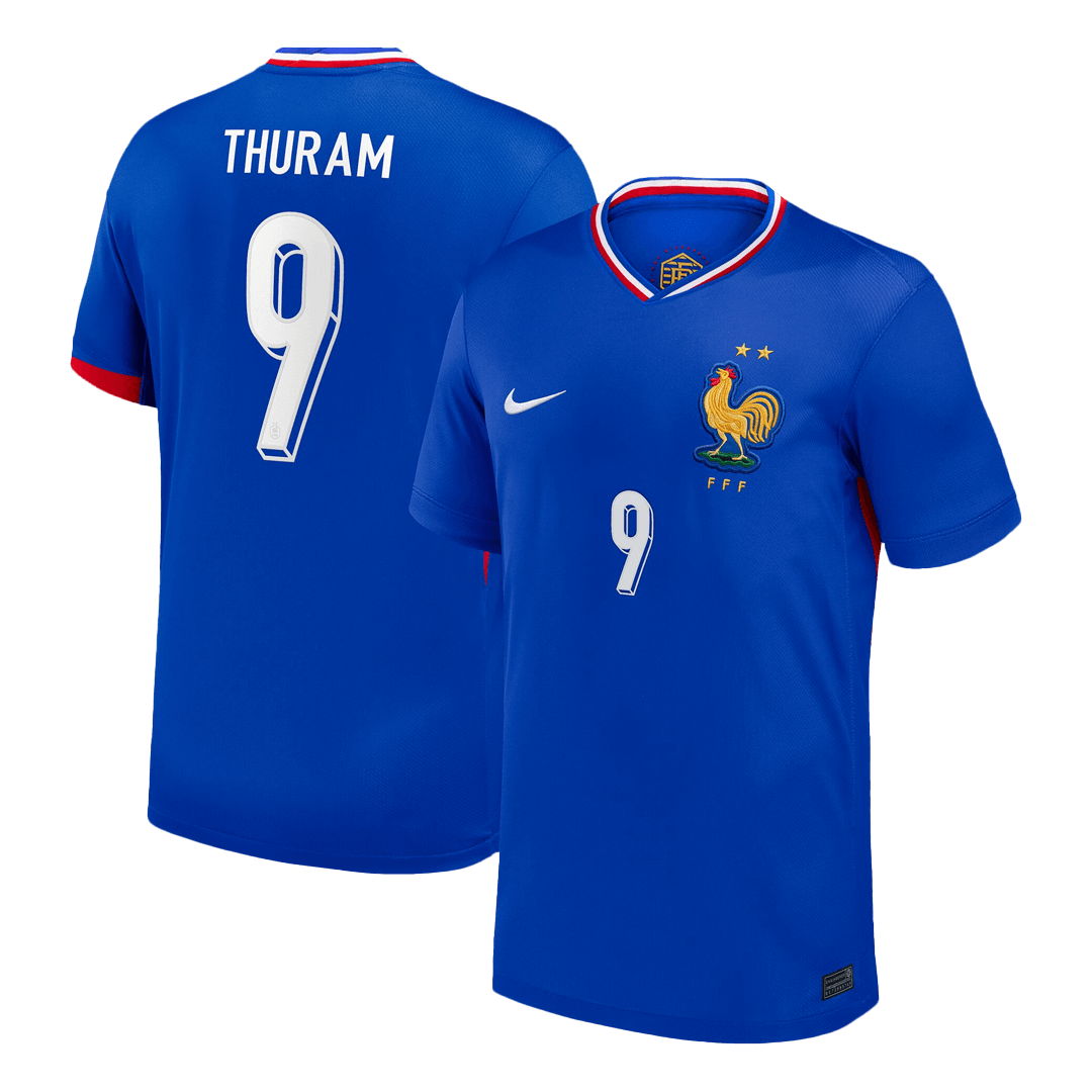 THURAM #9 France Home Soccer Jersey - gogoalshop