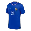 L.Hernandez #21 France Home Soccer Jersey 2024 - gogoalshop