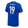 KALULU #19 France Home Soccer Jersey 2024 - gogoalshop