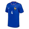 UPAMECANO #4 France Home Soccer Jersey 2024 - gogoalshop