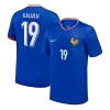KALULU #19 France Home Soccer Jersey 2024 - gogoalshop