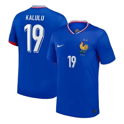 KALULU #19 France Home Soccer Jersey 2024 - gogoalshop